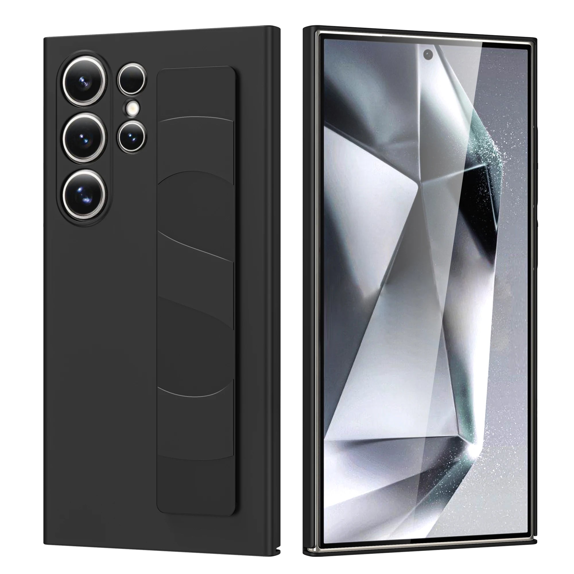 Matte Handyhülle mit Handschlaufe für Samsung S25