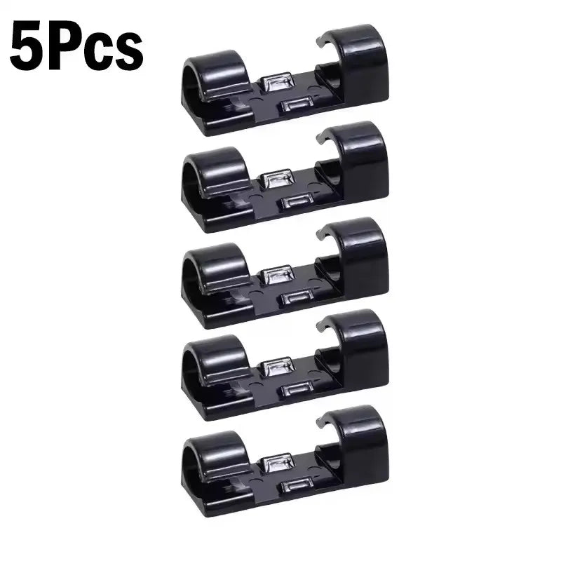 Self-adhesive cable clips, 5-60 pieces, organizer