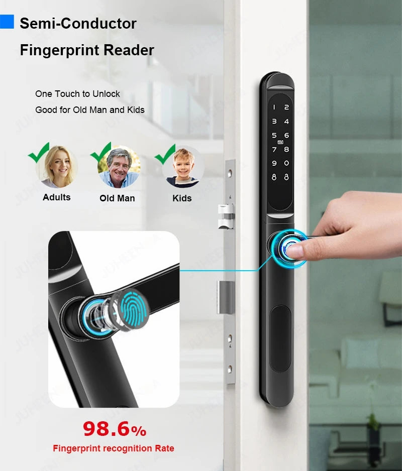 TTLock Aluminium Smart Türschloss Fingerabdruck Passwort RFID