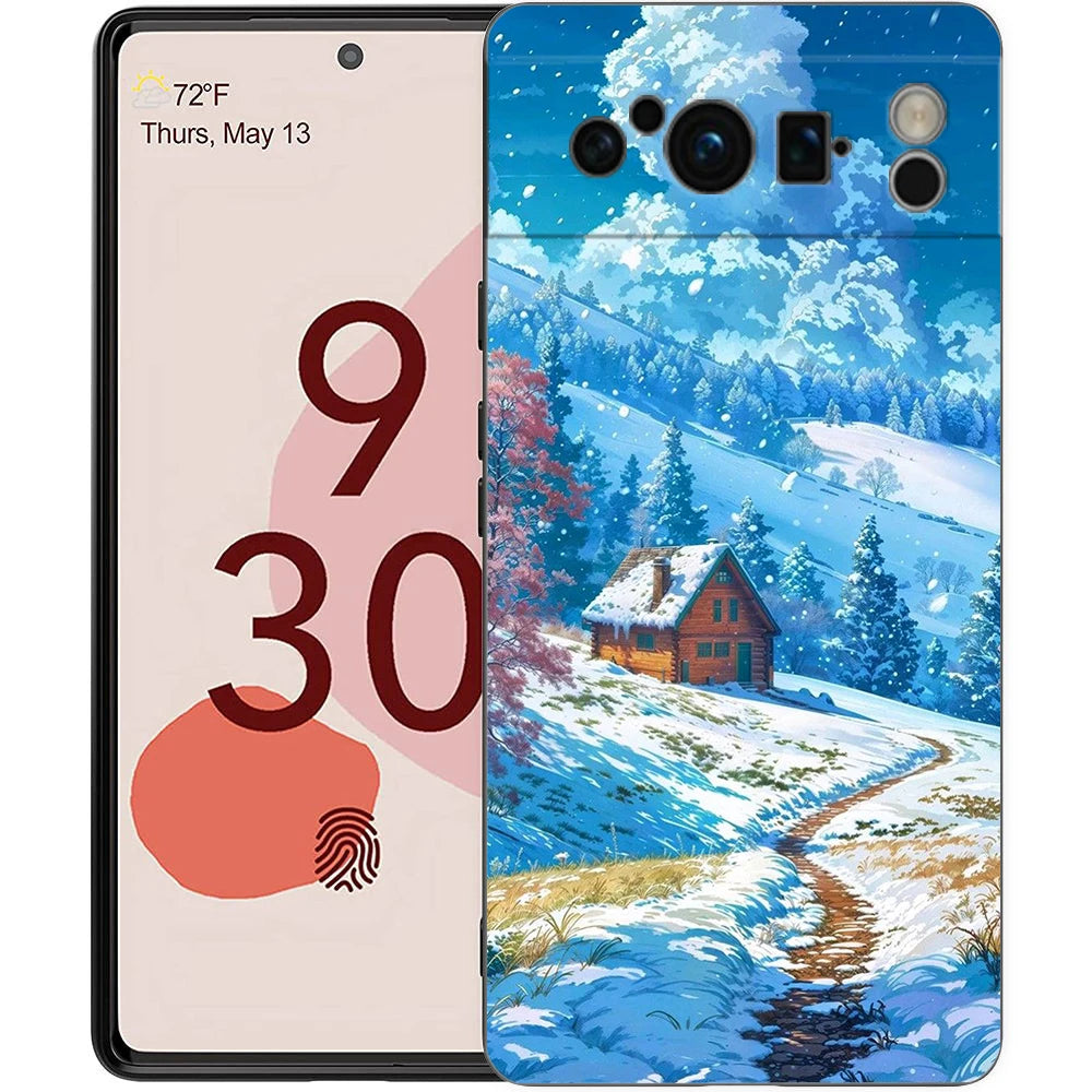 Winter TPU Hülle für Google Pixel 7, 8 & 9