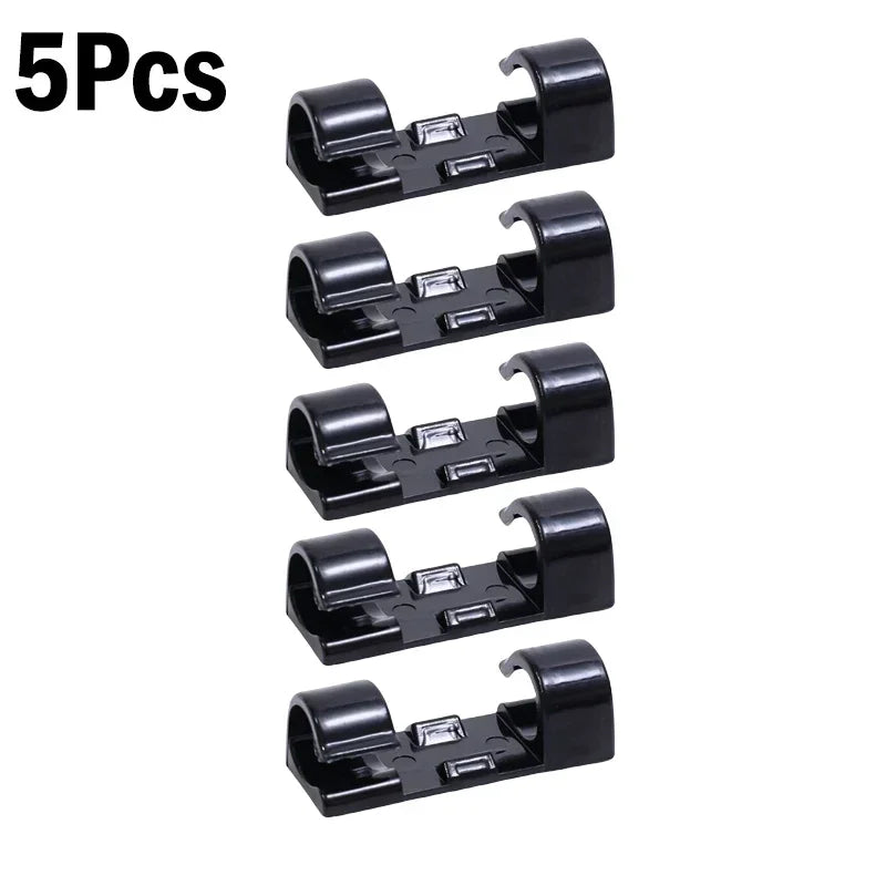 Self-adhesive cable clips, 1-60 pieces, for organization