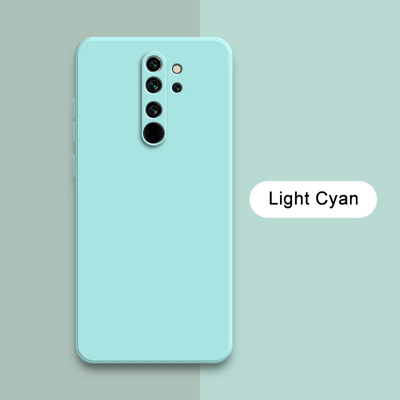 Quadratische Silikonhülle Redmi Note 8 Pro