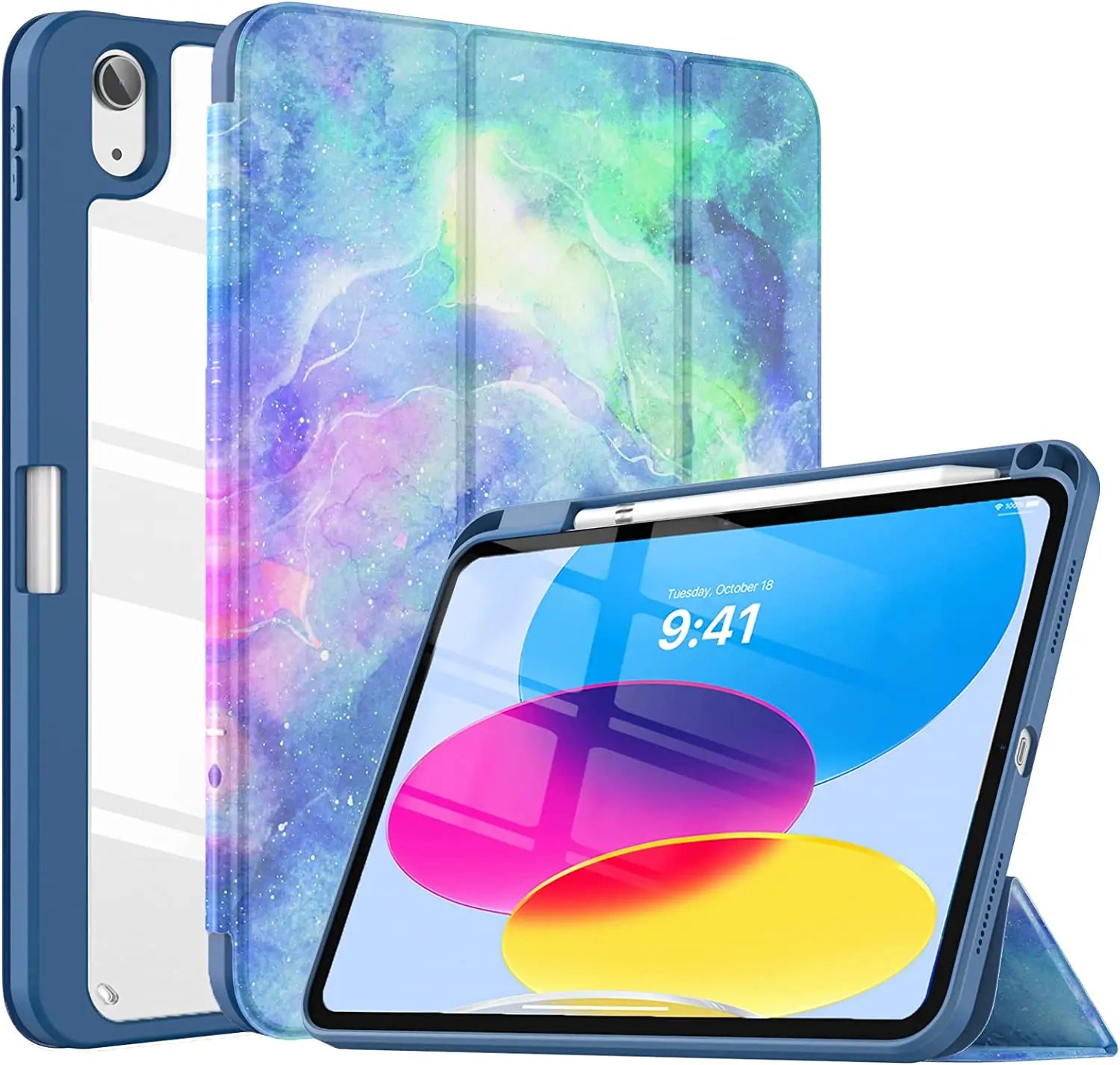 iPad 10 Hülle 2022 mit Stifthalter