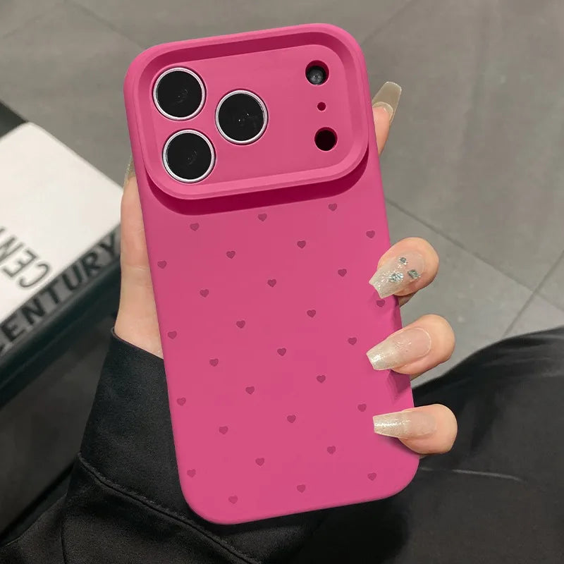 Niedliche Herz Candy Case für iPhone 17