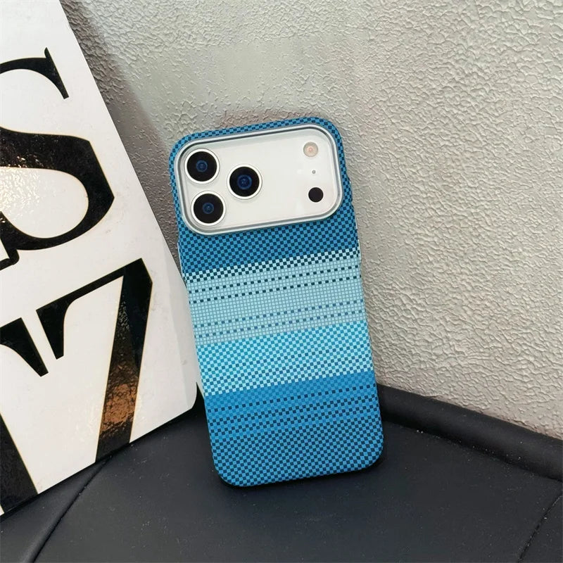 Carbon Farbverlauf Hülle für iPhone 17 Pro Max