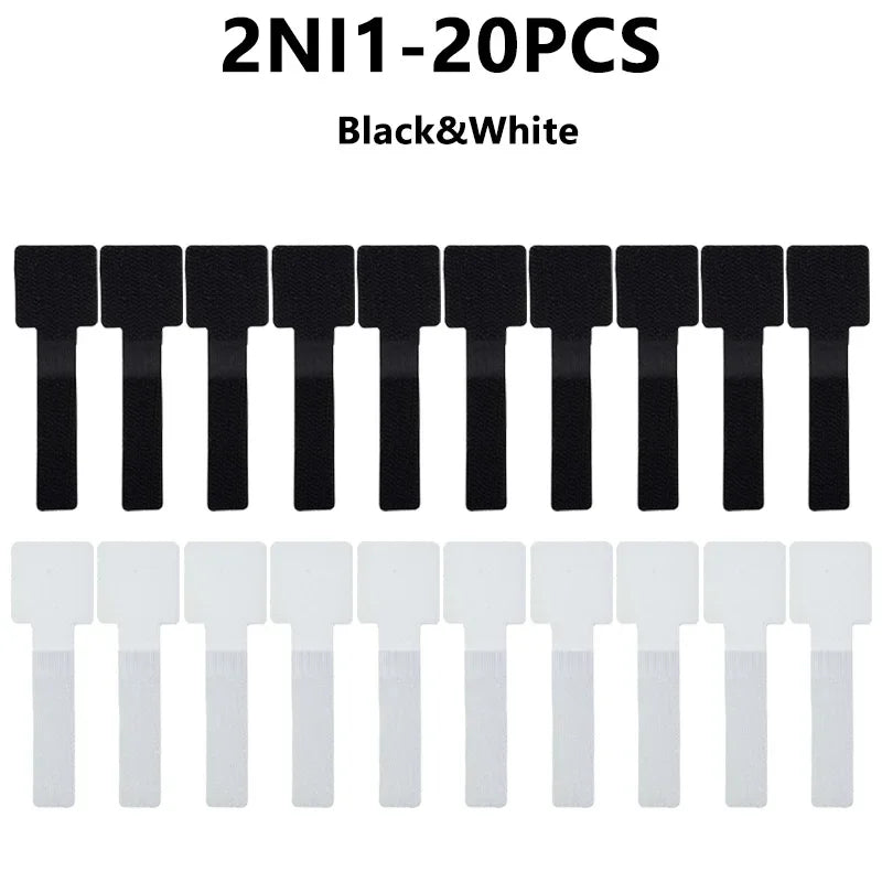 Wiederverwendbare Klett-Kabelbinder Organizer