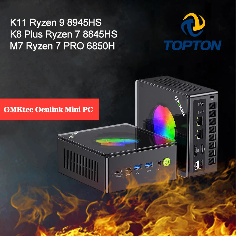 GMKtec Oculink Mini PC Ryzen 9 Gaming Windows 11