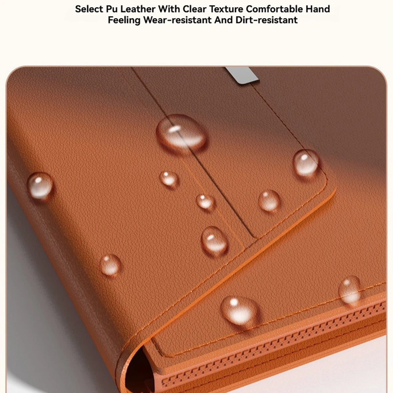 Personalized leather laptop case for MacBook