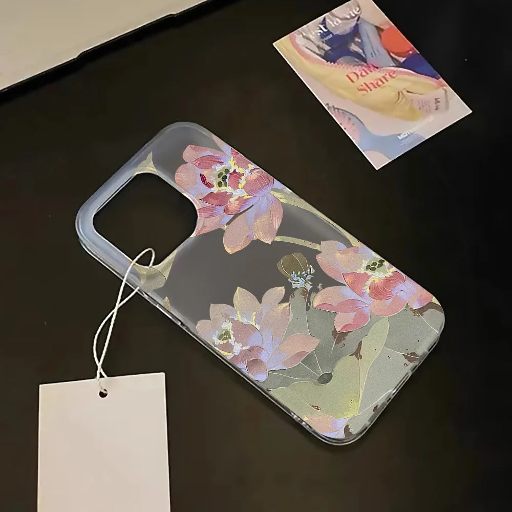 Blumen Handyhülle für iPhone 17 Pro Slim Case