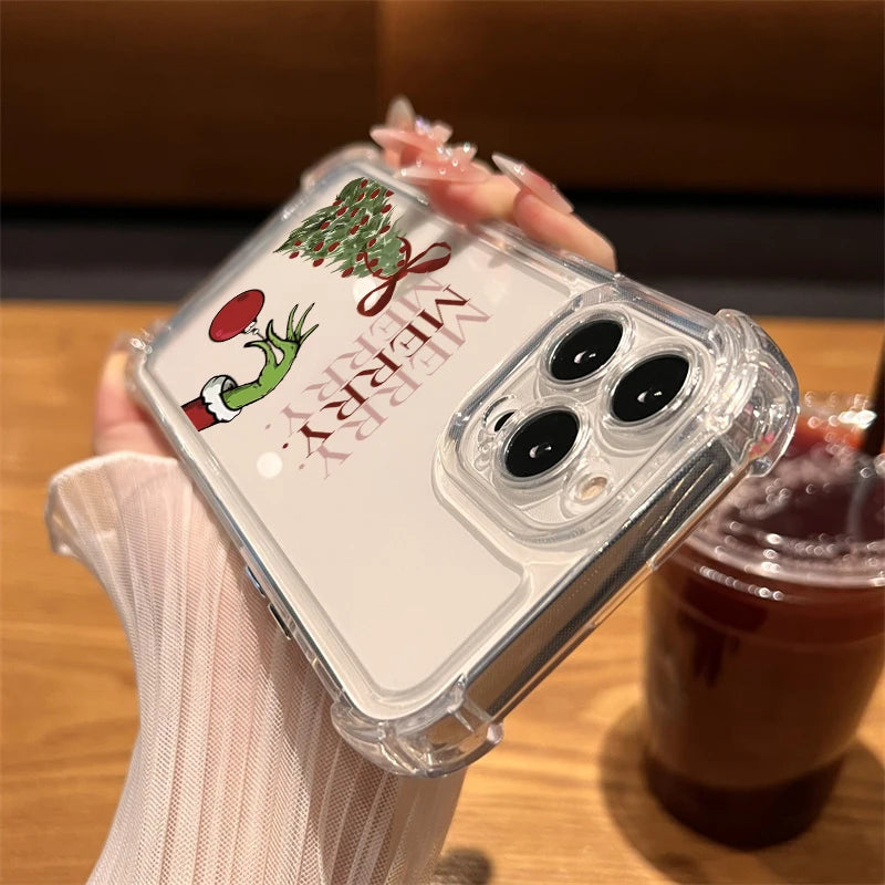 Weihnachtsbaum Transparente Hülle für iPhone 17