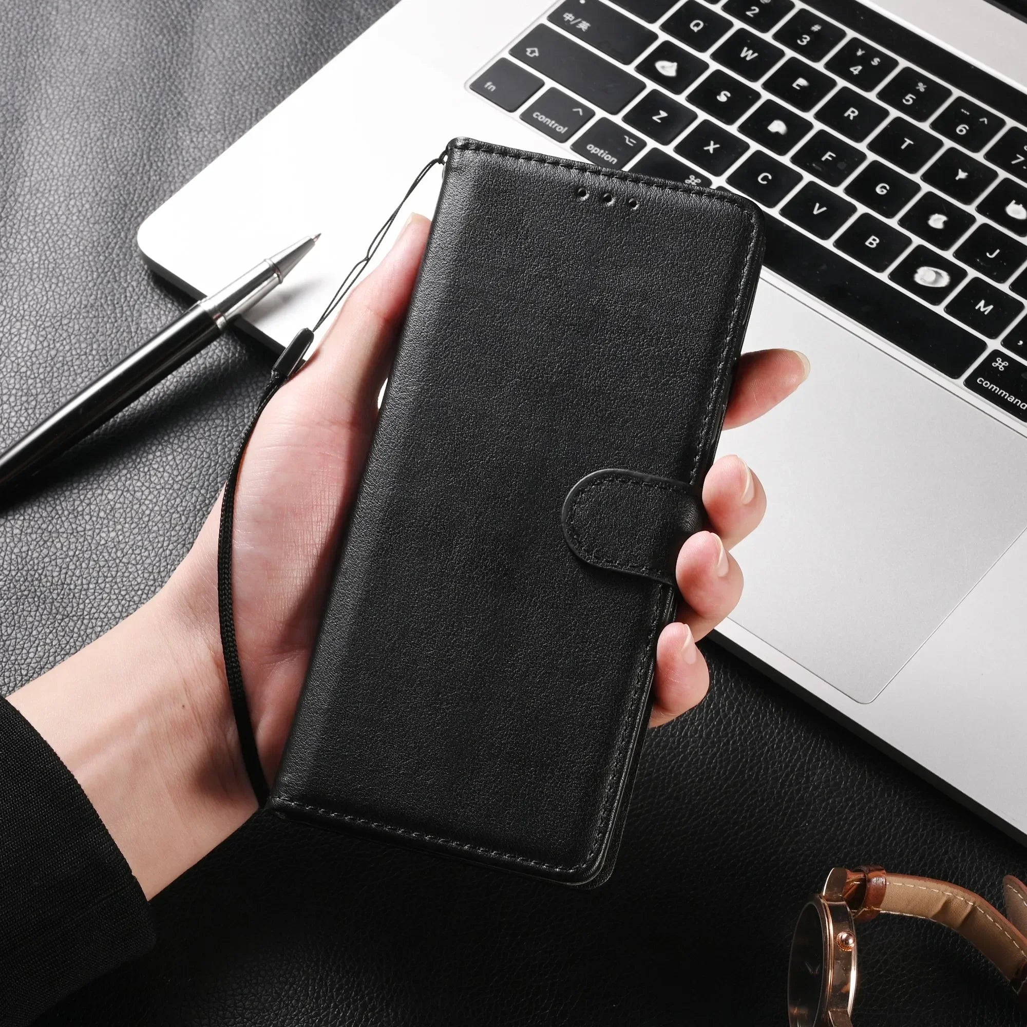 Für Samsung Galaxy Leder Flip Wallet