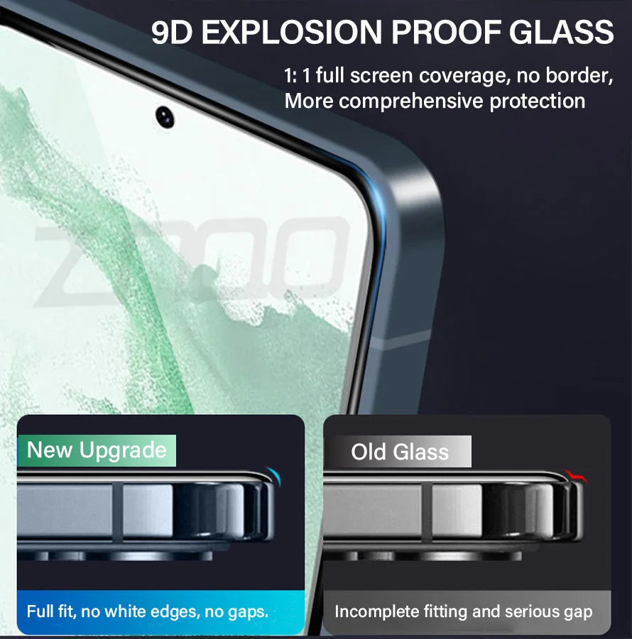 2er Panzerglas für Samsung Galaxy S21–S24 Ultra