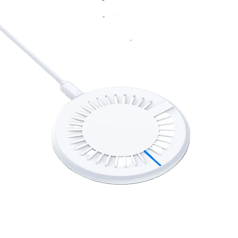 100W Metallic Qi Charging Pad with LED Light