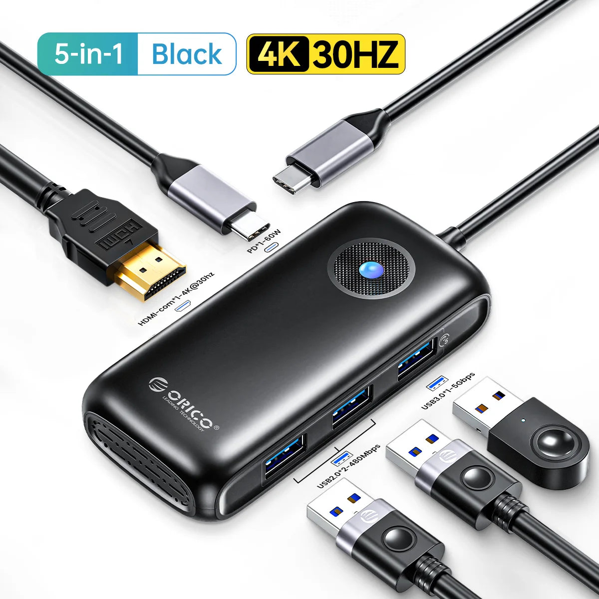 USB-C Dockingstation 4K 100W