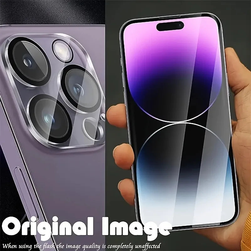 3-pack tempered glass &amp; camera protector for iPhone 17