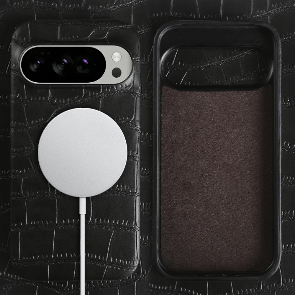 Magnetische Lederhülle für Google Pixel 6–10 Pro XL