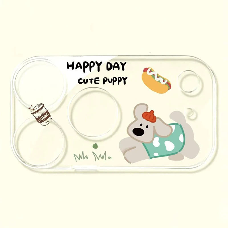 Niedlicher Doodle Kamera-Objektivschutz iPhone 17