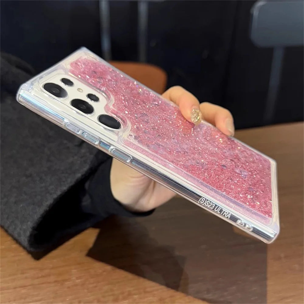 Bling Glitzer Noctilucent Hülle für Samsung S25