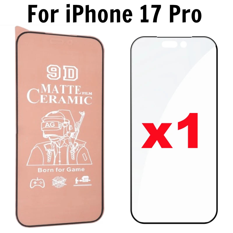 Mattes Keramik Schutzfilm für iPhone 17 Serie