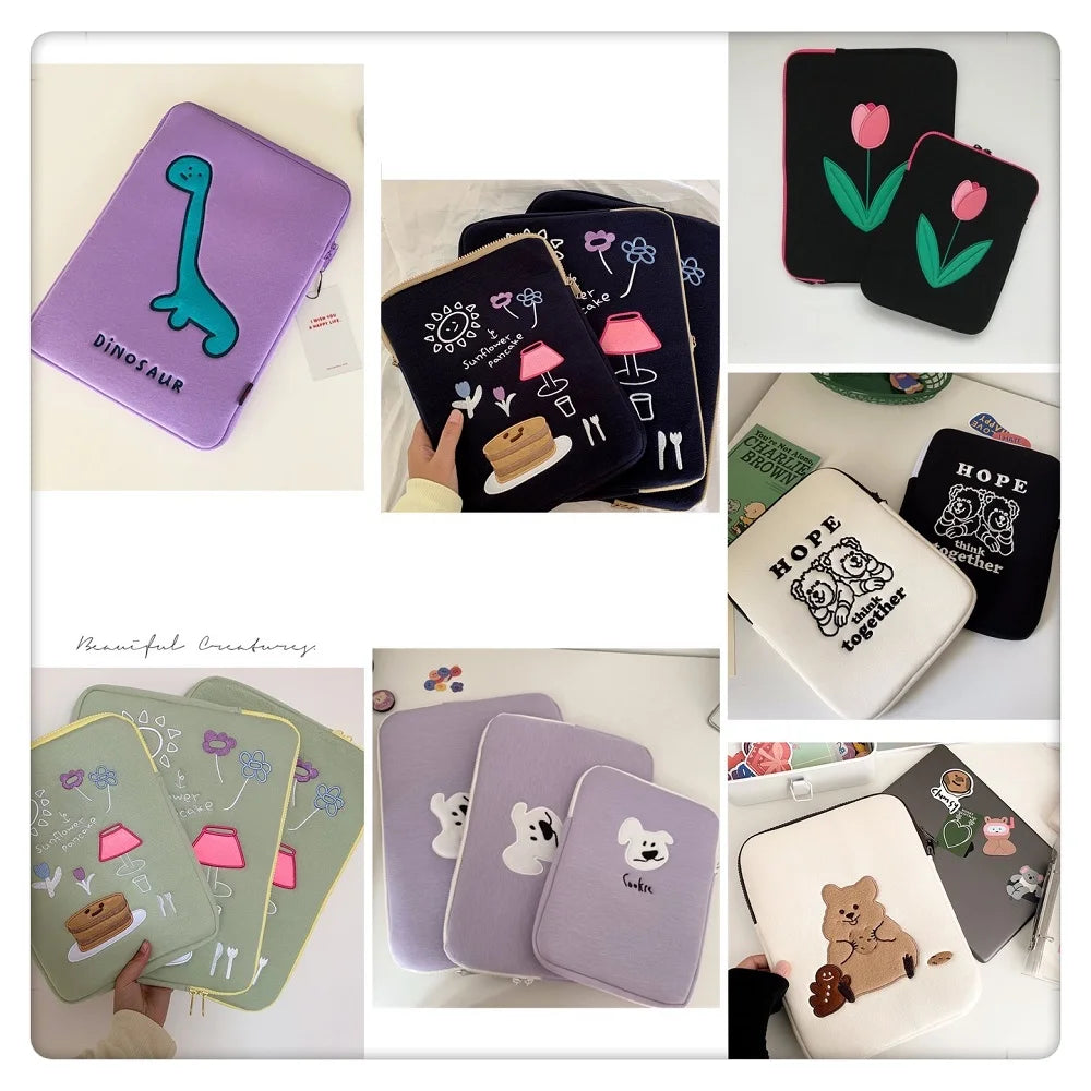 Koreanische süße Laptop-Tasche 13–16 Zoll