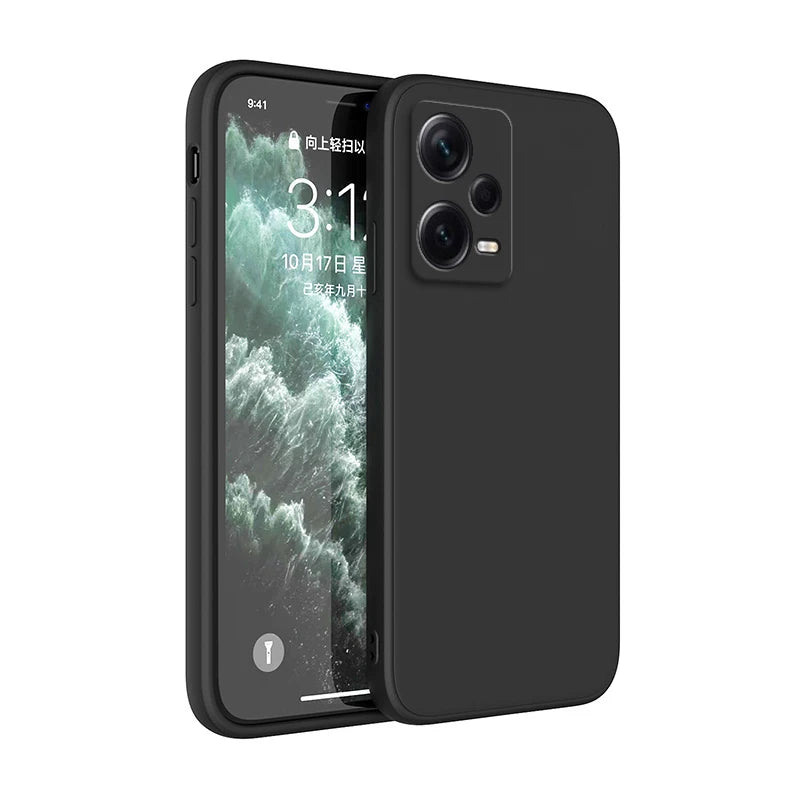 Quadratische Silikonhülle Redmi Note 12