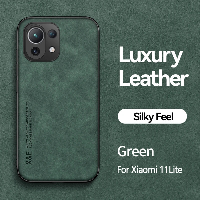 Lederhülle mit Magnet für Xiaomi 11 Lite