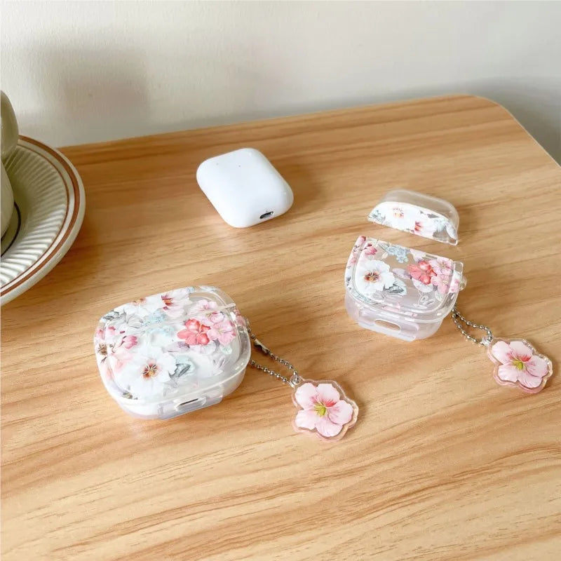 Blumen Silikonhülle für AirPods 1 2 3 4 Pro