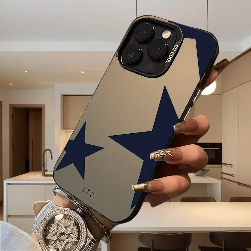 Leopardenprint Stern Design Hülle für iPhone 17