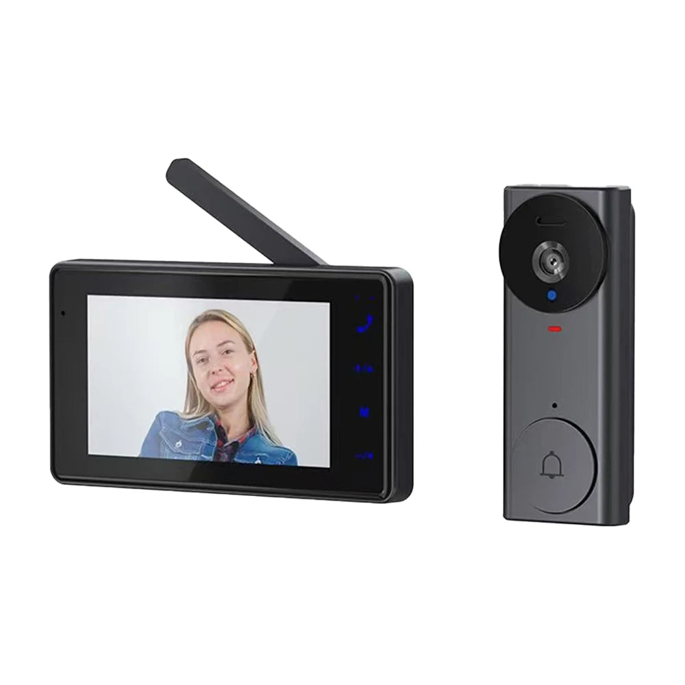 Intelligente Video-Türklingel 480P Dual Audio Akku