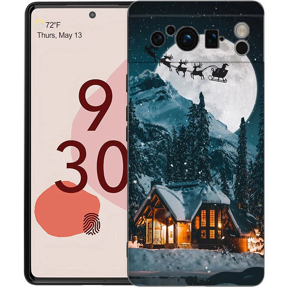 Semi-wrapped TPU silicone case for Google Pixel 8 - shockproof and stylish