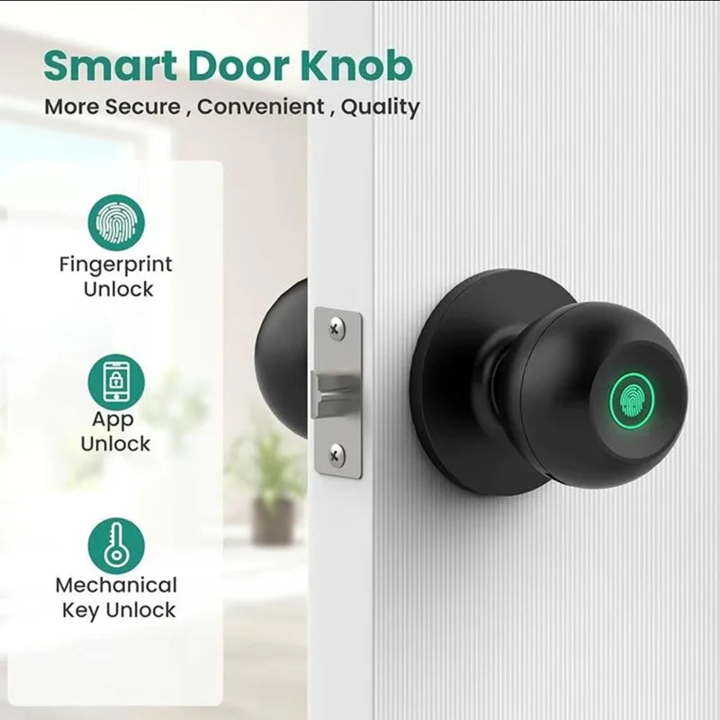 Smartes Türschloss mit Fingerabdruck & Tuya App