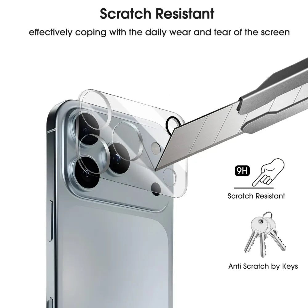 Camera lens protector glass for iPhone 17 Pro Max