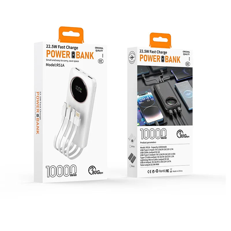 Ultra High Capacity Powerbank Schnellladung Tragbar