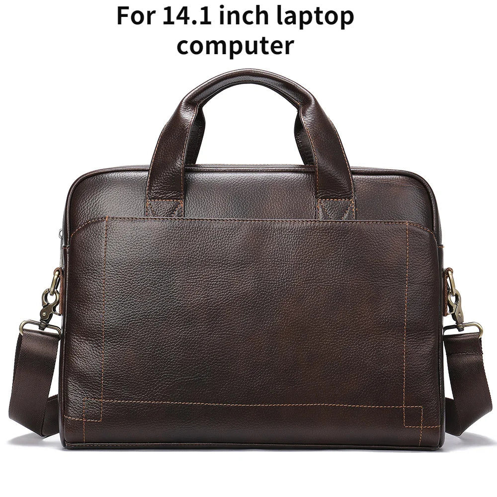 Echtleder Herren Laptop Tasche 14–15 Zoll