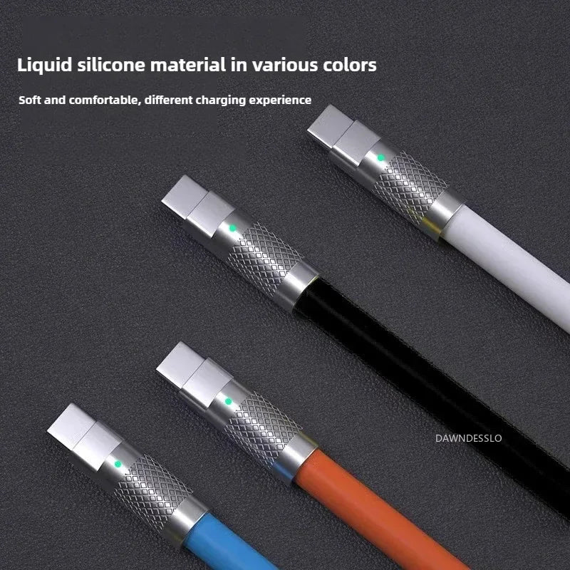 120W 7A Super Schnellladung USB-C Kabel