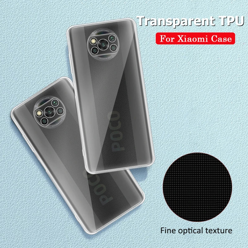 Stoßfeste Klarsichthülle für Xiaomi & POCO Modelle