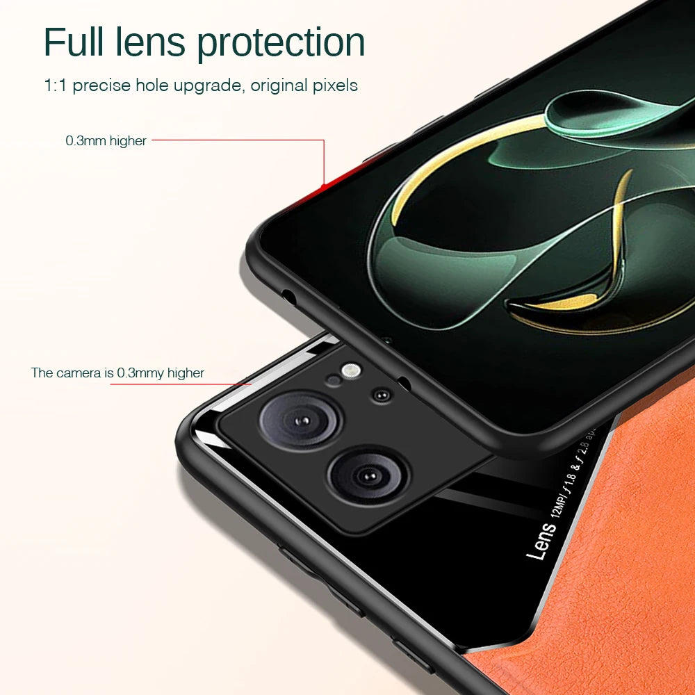 Plexiglas Lederhülle für Xiaomi 13T Pro