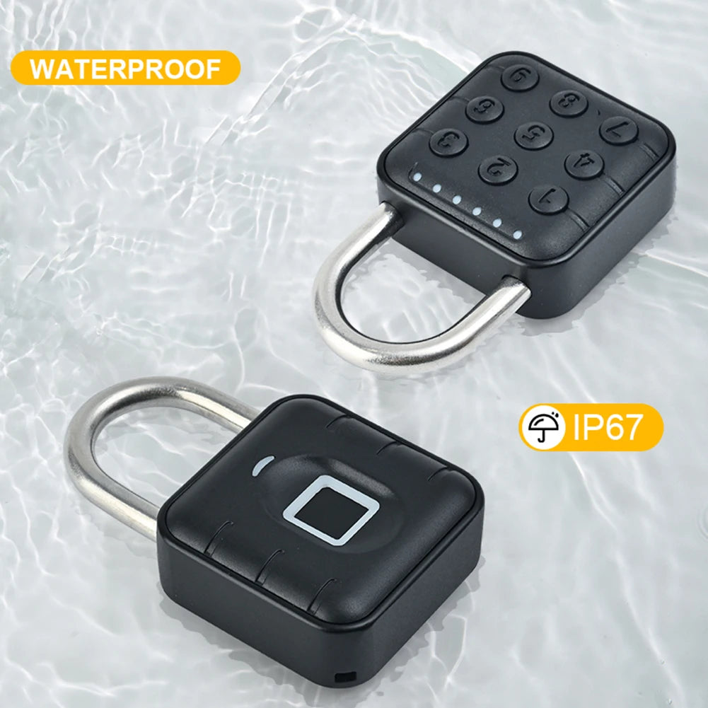 Tuya Fingerabdruck-Vorhängeschloss wasserdicht & smart