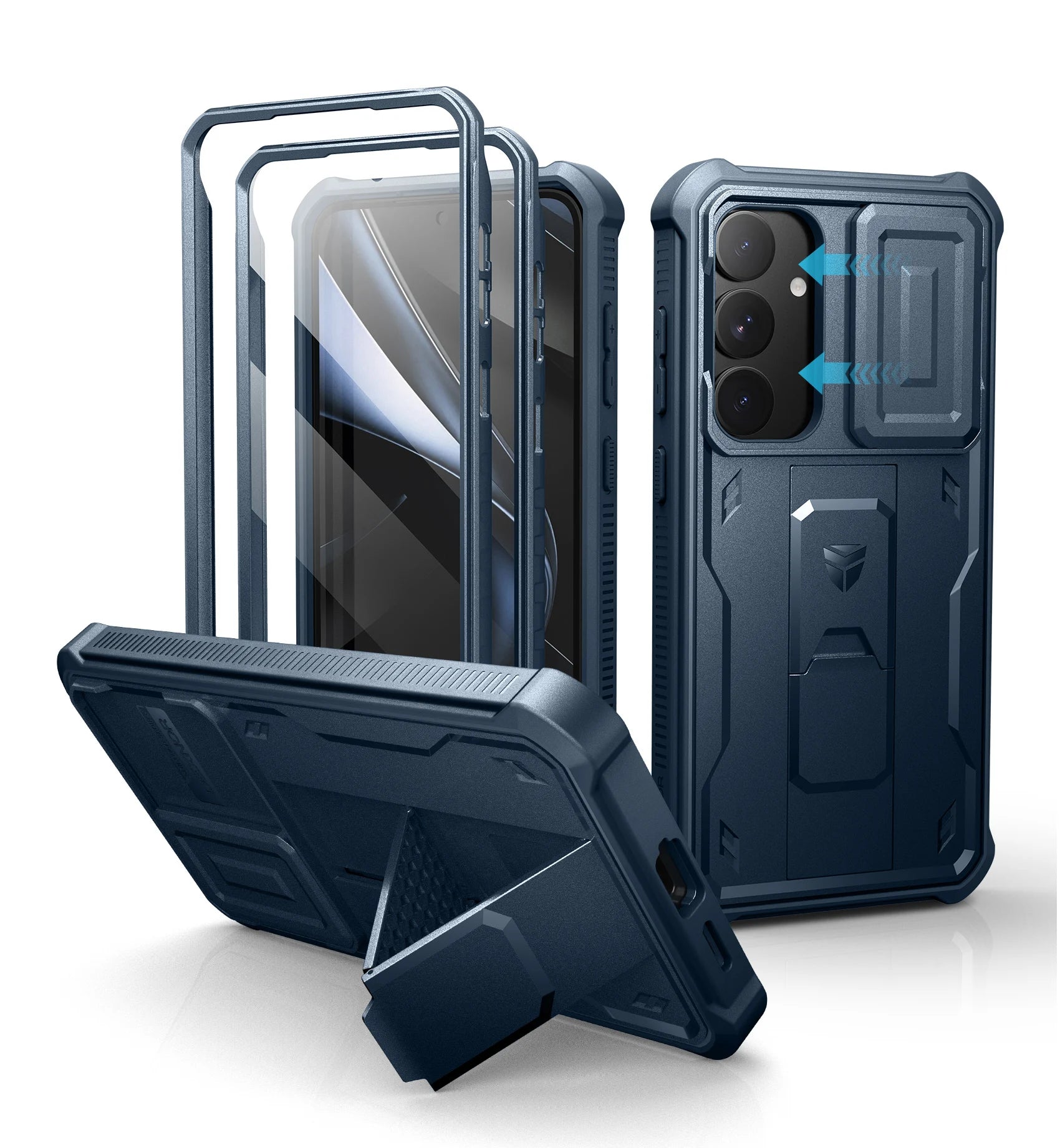 Robuste Hülle für Samsung Galaxy S25 Plus 2025 mit Ständer