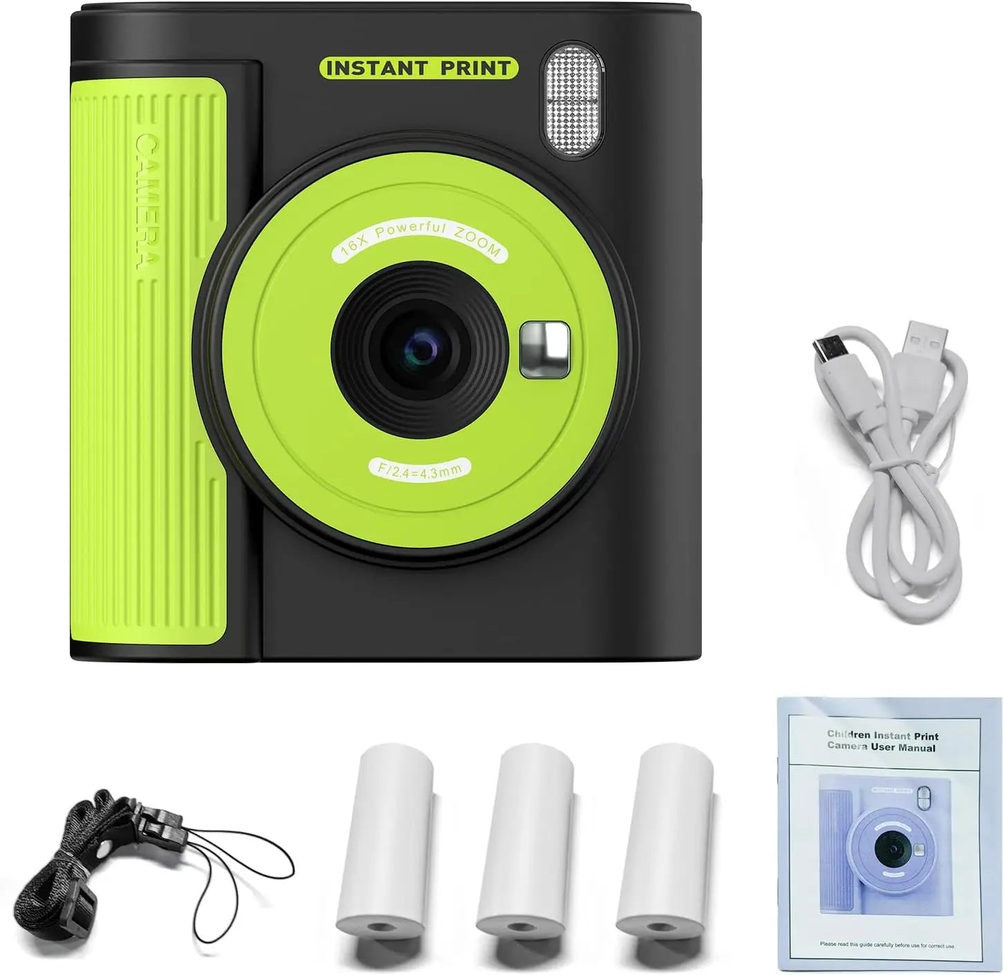 Kinder Druckkamera 32GB Thermodrucker 2-Zoll Display