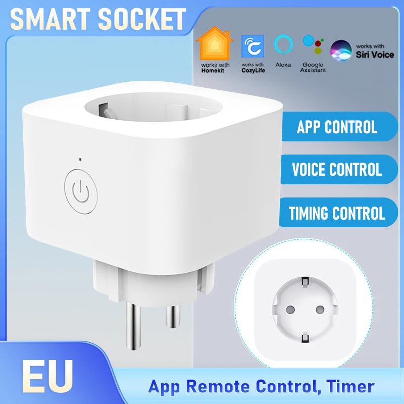 10A Smart Plug EU für Sprachsteuerung & Timer