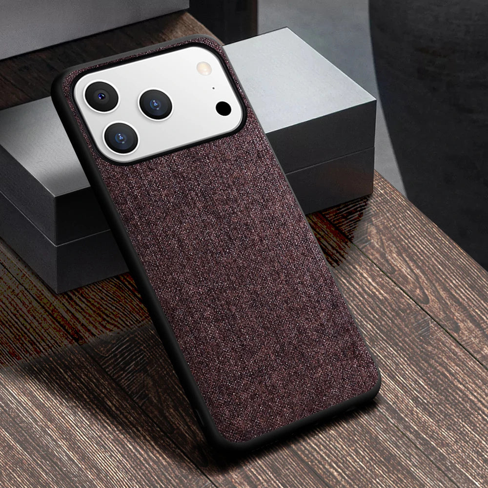 Hülle für iPhone 17 Pro Max Luxus Vintage Leder Bling