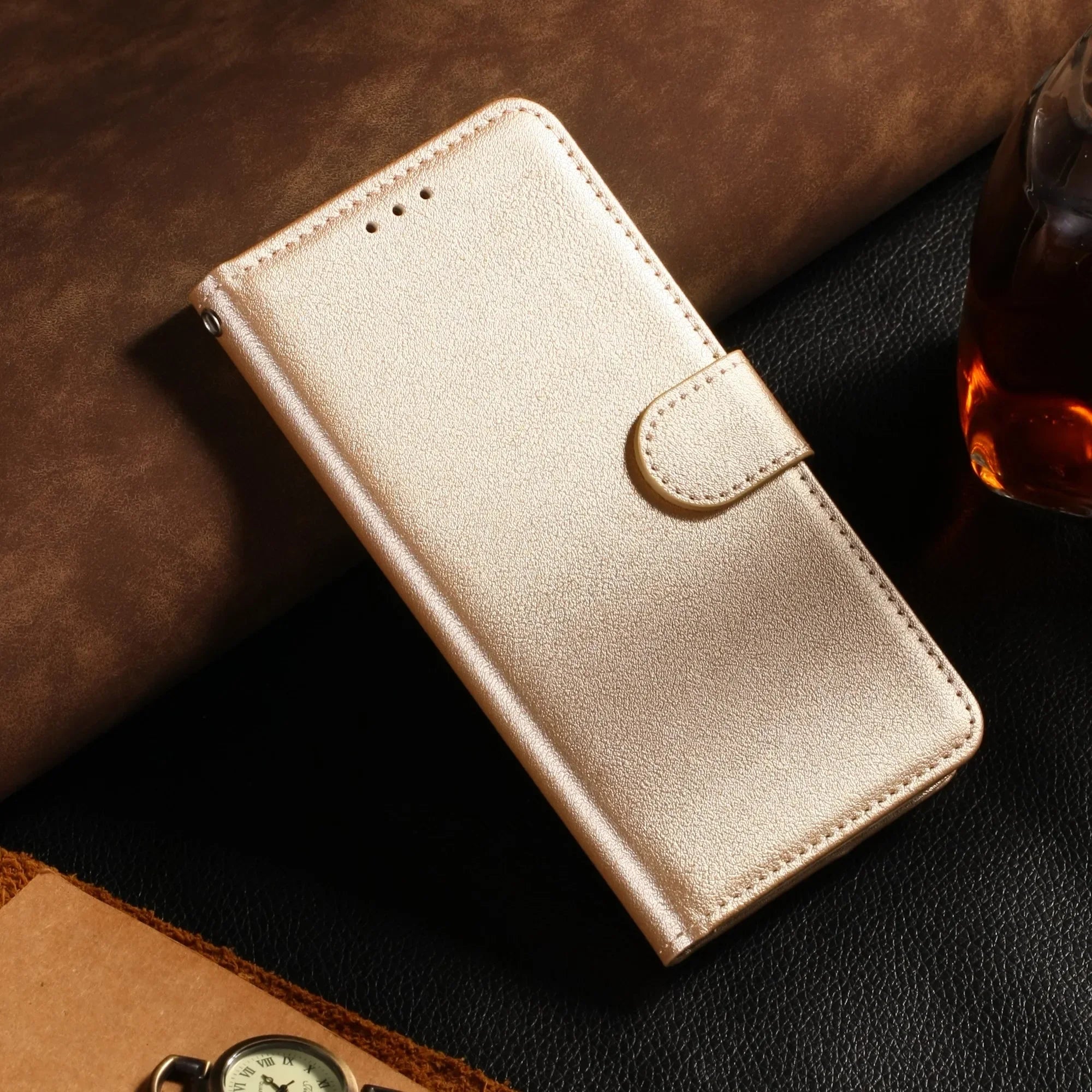 Für Samsung Galaxy Leder Flip Wallet
