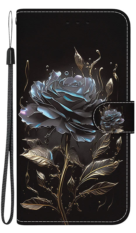 Stand Flip Wallet Case for Samsung Galaxy S25 Cartoon