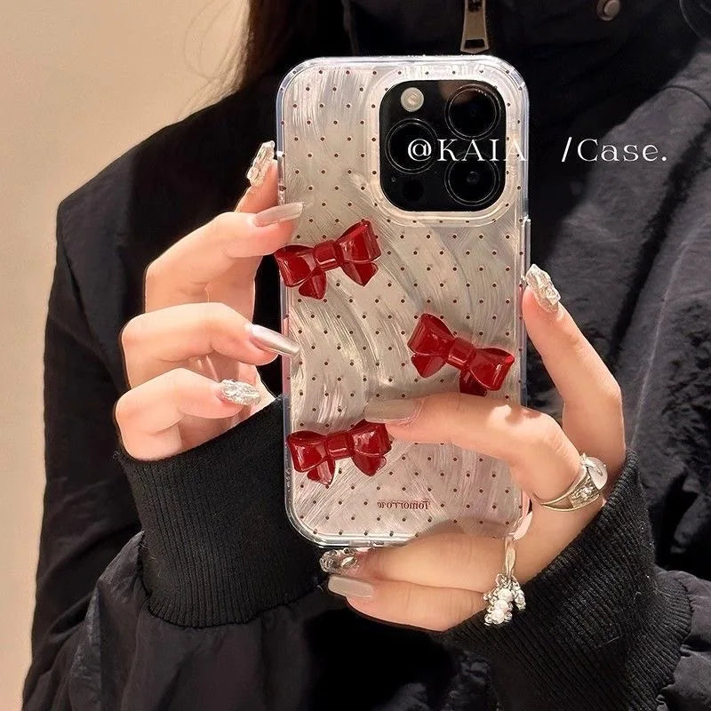 3D Blinkende Schleifen-Hülle für iPhone 17 Pro Max