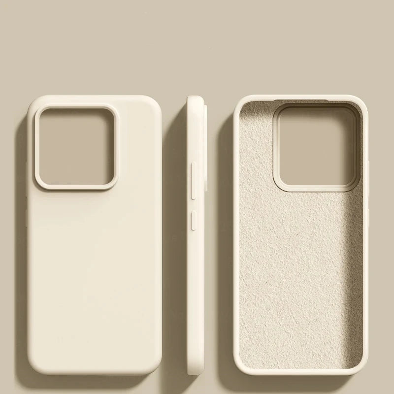 Luxus Flüssigsilikon Hülle für Xiaomi & Redmi