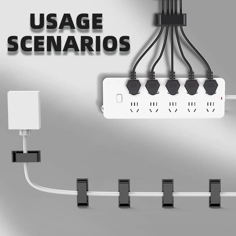 70-teiliges Kabelmanagement Set Büro & Zuhause