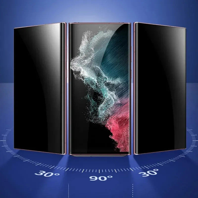 3er Matte Ceramic Sichtschutzfolie für Samsung