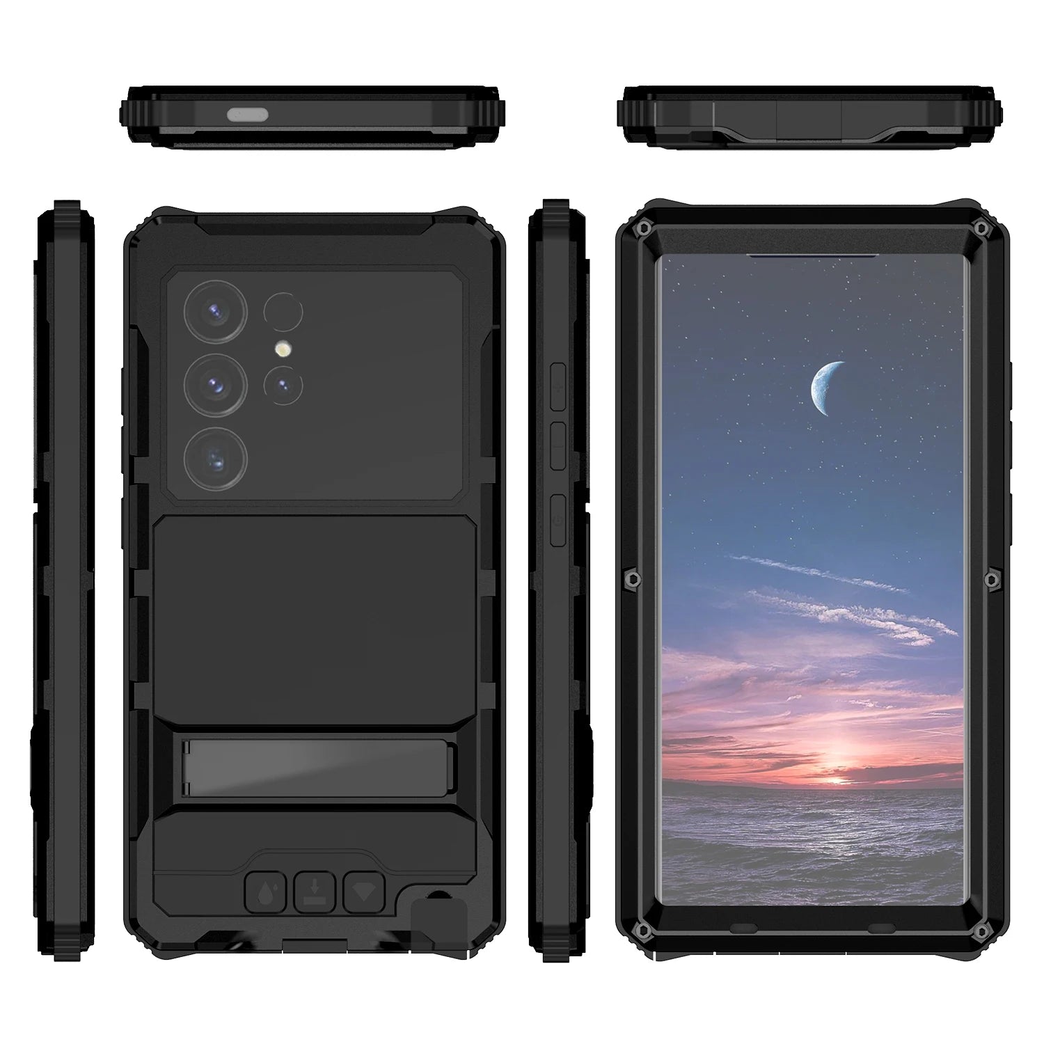 Heavy-Duty Aluminium Metall Hülle für Samsung S25 Ultra