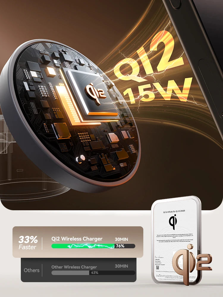 Qi2 Magnetische 3-in-1 Schnellladestation für Apple